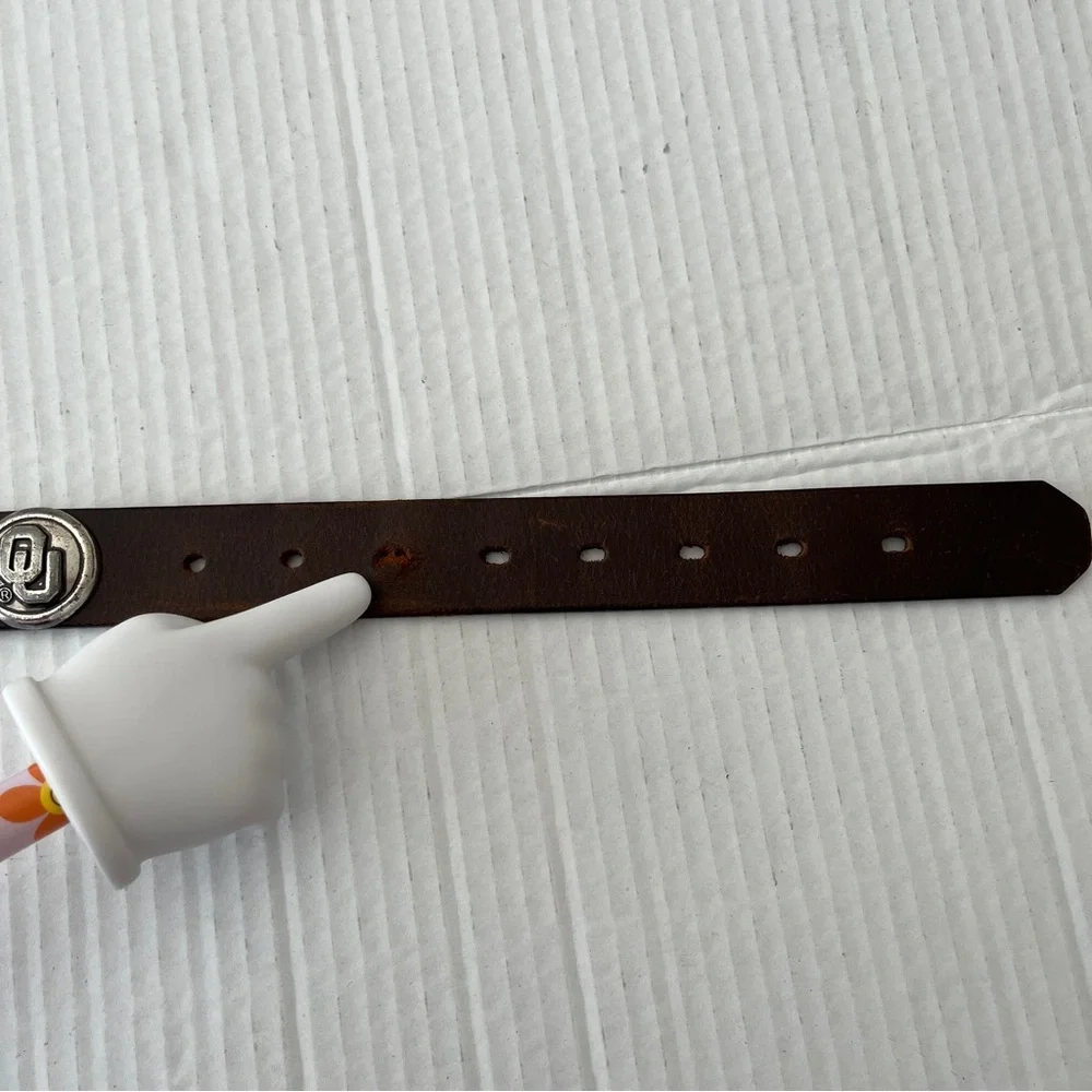 OU leather belt‎